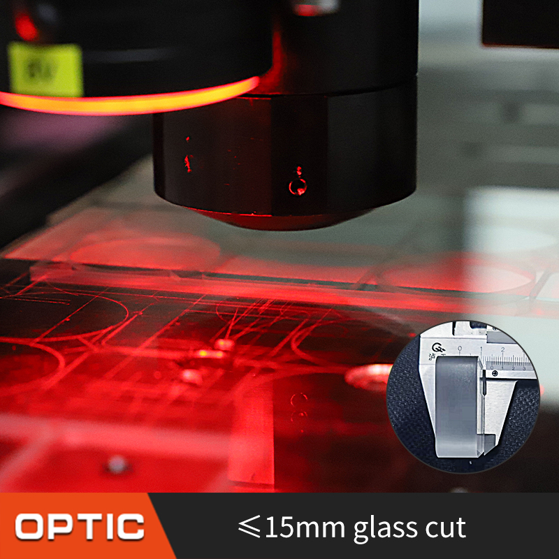 آلة قطع الليزر الزجاجية لمشاهدة عدسة جديدة بيكوسكوند الزجاجية الليزر CNC الآلة الأوتوماتيكية